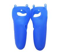 Rous Housse de Protection en Silicone Souple PoignéE de Sac ETanche à la PoussièRe pour ContrôLeur de Presse/Rift S VR (Bleu)
