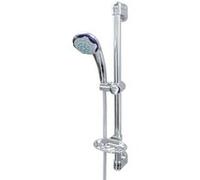 ROUSSEAU Barre de douche douchette sans robinet Heko Chromé Gris G