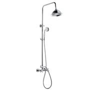 ROUSSEAU Colonne de douche avec robinet mélangeur Retro - Chrome