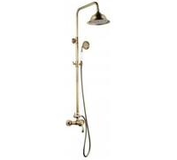 ROUSSEAU Colonne de douche avec robinet mitigeur mécanique Byron - Vieux bronze