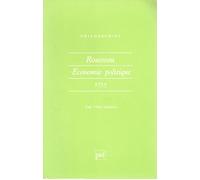 Rousseau "Économie Politique" 1755