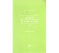 Rousseau economie politique 1755