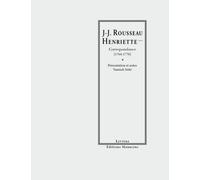 Rousseau et henriette *** - correspondance - Jean-Jacques Rousseau - Manucius Eds - broché - Essai