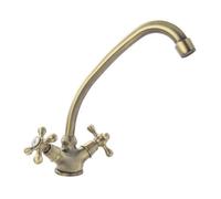 ROUSSEAU Robinet mélangeur de cuisine Beverly - Sans douchette - Bronze vieilli