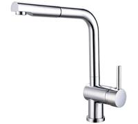 ROUSSEAU Robinet mitigeur de cuisine Matsouko - Avec douchette - Gris chromé