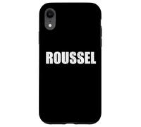 Roussel Nom de famille Famille Couple Nom Roussel Coque pour iPhone XR
