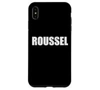 Roussel Nom de famille Famille Couple Nom Roussel Coque pour iPhone XS Max