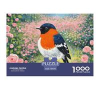 Roussillon européen 1000 Pièces Jigsaw Puzzle Oiseau pour Adultes Détente Cadeaux Défi Activité Créative 70x50cm/1000pcs