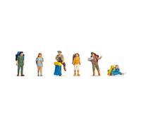 Noch Figurines de modélisme Routards et trampers 1:160 (N) peintes à la main