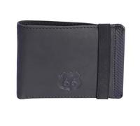 ROUTE 66 Daniel, Homme Monnaie Porte-Cartes RFID idéal comme Cadeau Portefeuille Cuir, Noir, Estándar