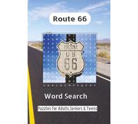 Route 66 word search book: Word searches Easy to read Print About Adventure, HIstory, travel and More I 6x9 inches,110 pages I 50+ Puzzles, Gifts for vacations,Holidays and Free times