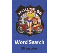 Route 66 Word Search: Embark on a nostalgic journey with this 55-puzzle book all about Route 66! | Fun and relaxing | For adults and Boomers