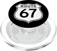Route 67 Six Seven 6-7 Meme Gen Alpha Slang Funny School PopSockets PopGrip pour MagSafe