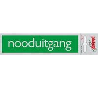 Route Alulook 165 x 44 mm autocollant sortie de secours vert ramassage - Pickup
