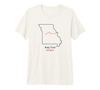 Route du Sentier Katy dans Le Missouri T-Shirt Haut de Gamme