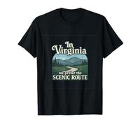 Route panoramique de Virginie Blue Ridge Mountains Pride T-Shirt
