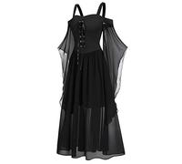 Routefuture Femme Overbust Satin Dentelle Corset et Deguisement Top Bustie C19