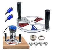 Router Circle Cutting Jig | Adjustable Woodworking Tool | Router Jig | for Garage Home Carpentry Furniture Making Projects Construction Renovation