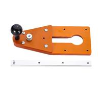 Router Circle Cutting Jig - Steel, 21.5x8.9cm, Adjustable Tool With Ergonomic Ball Handle | Includes Short Guide Tube, For Woodworkers Home Workshop Indoor Outdoor