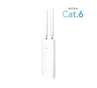 Cudy Unlocked Outdoor 4G LTE Cat 6 Gigabit Modem routeur, AC1200 WiFi, IP65, antennes Amovibles, Adaptateur PoE Passif, Montage sur Poteau ou Mural, VPN, LT700-Outdoor