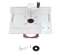 Router Lift Base Aluminium Alloy System System Kit Table Router Table Insertion Plaque de base 64-65 mm Modèles Table du travail du bois Diy