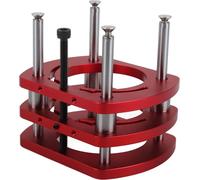 Router Lift Base de table en alliage d'aluminium Kit de levage de plaque d'insertion de scie pour petites machines de coupe