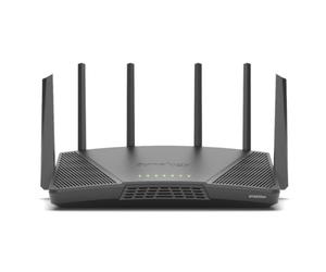 Router Synology RT2600ac IEEE 802.11a/b/g/n/ac/ax 5GHz-1: 4800Mbps 5GHz-2: 1200Mbps 2.4GHz: 600Mbps WPA/WPA2-Personal, WPA/WPA2-Enterprise, WPA2/WPA3-Personal, WPA3-Personal/Enterprise, Wi-Fi Enhanced