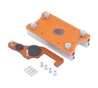 Router Table Insert Plate Kit | Aluminum Alloy Flip Plate for Trimming Machine | Adjustable 5-56mm Slotting Bracket for Woodworking/DIY Projects