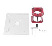 Router Table Lifting Base 0-54mm | Aluminum Alloy Lift System for 64-65mm Trimming Machines/Woodworking Milling | Flip Board with Handle & 4 Screws