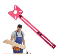 Routeur 3 en 1 - Support rainuré - Planche à découper en aluminium - Routeur de précision - Cadre réglable durable - Plateforme de travail stable - Support de fraise pour fibres