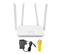 Routeur 4G LTE 300 Mbps 4 antennes à gain élevé routeur WiFi sans fil Hotspot mobile avec emplacement pour carte SIM pour l'Europe Asie 100-240 V prise UE