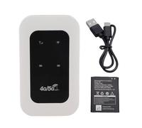 Routeur 4G Portable, Hotspot WiFi 300 Mbps LTE Cat4 avec Batterie 2100mAh USB C Connecte 10 Appareils for Voyageurs Campeurs Professionnels en Déplacement