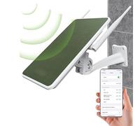 Routeur 4G Solaire Extérieure sans Fil, avec Emplacement SIM, répéteur WiFi, routeur à 2 antennes externes pour Tous Les appareils Wi-FI, IP66 étanche