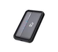 Routeur 5G 600 Mbps MiFi Modem Point d'accès mobile M3A Light avec emplacement pour carte SIM, batterie 10 000 mAh, Wi-Fi 6 sans fil