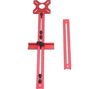 Routeur Broyage Groove Bracket Alliage d'aluminium Armoire Hardware Jig Circle Coupe pour le travail du bois