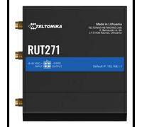 Routeur cellulaire Teltonika RUT271 4G/5G Sub6 SA WiFi 4 Fast Ethernet 100Mbps aluminium noir global