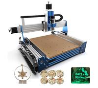 Routeur CNC SainSmart 4030 PROVerXL, compatible Wi-Fi, machine de gravure 3 axes, GRBL, zone de travail 400 x 300 x 110 mm, pour gravure, découpe de métal, MDF, acrylique