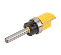 Routeur de travail du bois Bit High Practicity Slotting Tranpage Précision Carbon Steel 1/4in Time de tige de roue Flush Trim Tool 1/4x3 / 4x20
