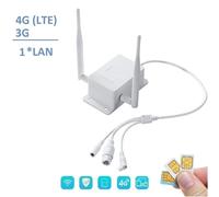 Routeur industriel SIM 4G LTE et port LAN 150 Mbps pour utilisation en extérieur