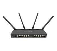 MikroTik Routeur sans fil RB4011iGS+5HacQ2HnD-IN Bi-bande 2,4/5 GHz Gigabit Ethernet Noir