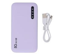 Routeur Portable 5G WiFi 6 Mobile Hotspot, 6100mAh Batterie IP67 Imperméable pour Les Voyages, Prend en Charge 16 Appareils et Nano Sim, Double Bande 2.4g / 5.8g (Sim Non Inclus)