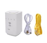 Routeur Portable WiFi 6 avec Emplacement pour Carte SIM Routeur CPE 4G LTE CAT4 300 Mbps jusqu'à 32 appareils Interface WAN LAN alimentée par Type C Emplacement Micro SIM Bandes