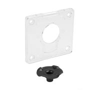 Routeur pour gabarit de guidage de bord pour machines à défoncer - Guide de coupe droit avec construction ABS et métal, compatible avec 3701, 3703, 3 (plinthe)