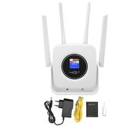 Routeur Sans Fil 4g Lte Professionnel Haut DéBit 300 Mbps Hotspot Wifi Mobile Avec Emplacement Pour Carte Sim Pour RéGion EuropéEnne 100-240 V Blanc Prise Ue