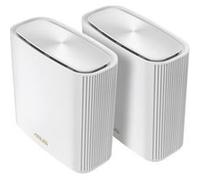 ASUS ZenWiFi AX XT8 (W-2-PK) routeur sans fil Gigabit Ethernet Tri-bande (2,4 GHz / 5 GHz / 5 GHz) Blanc