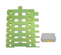Routeur Table Configuration Barres En Alliage D'aluminium Bois Jauge de Hauteur Ensemble 7 Pcs 1/8 à 1/2 Pouces avec Boîte De Rangement pour Routeur Table et Scie À Table De