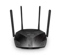 Mercusys Routeur WiFi 6 1800Mbps , Routeur WiFi Bi-Bande , 4 ports RJ45 Gigabit , 4 antennes 5dBi, MU-MIMO, WPA3, Connexion intelligente, Contrôle parental, Technologie BSS Coloring, MR70X