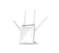 STRONG Routeur Wi-Fi Dual Band Gigabit 1200 - Débits 1200 Mbit/s, 867 Mbit/s @ 5 GHz et 300 @ 2.4 GHz - 4x Ports Gigabit LAN, USB 3.0, micro SD, 4 antennes, blanc