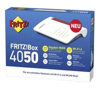 FRITZ!Box 4050 routeur sans fil Gigabit Ethernet Bi-bande (2,4 GHz / 5 GHz) Noir, Blanc
