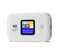 Routeur Wi-Fi mobile 4G, Wi-Fi portable pour les déplacements, sans contrat, routeur LTE 150 Mbps, 3000 mAh, longue durée de vie de la batterie, écran LCD, point d'accès mobile pour voyages, camping
